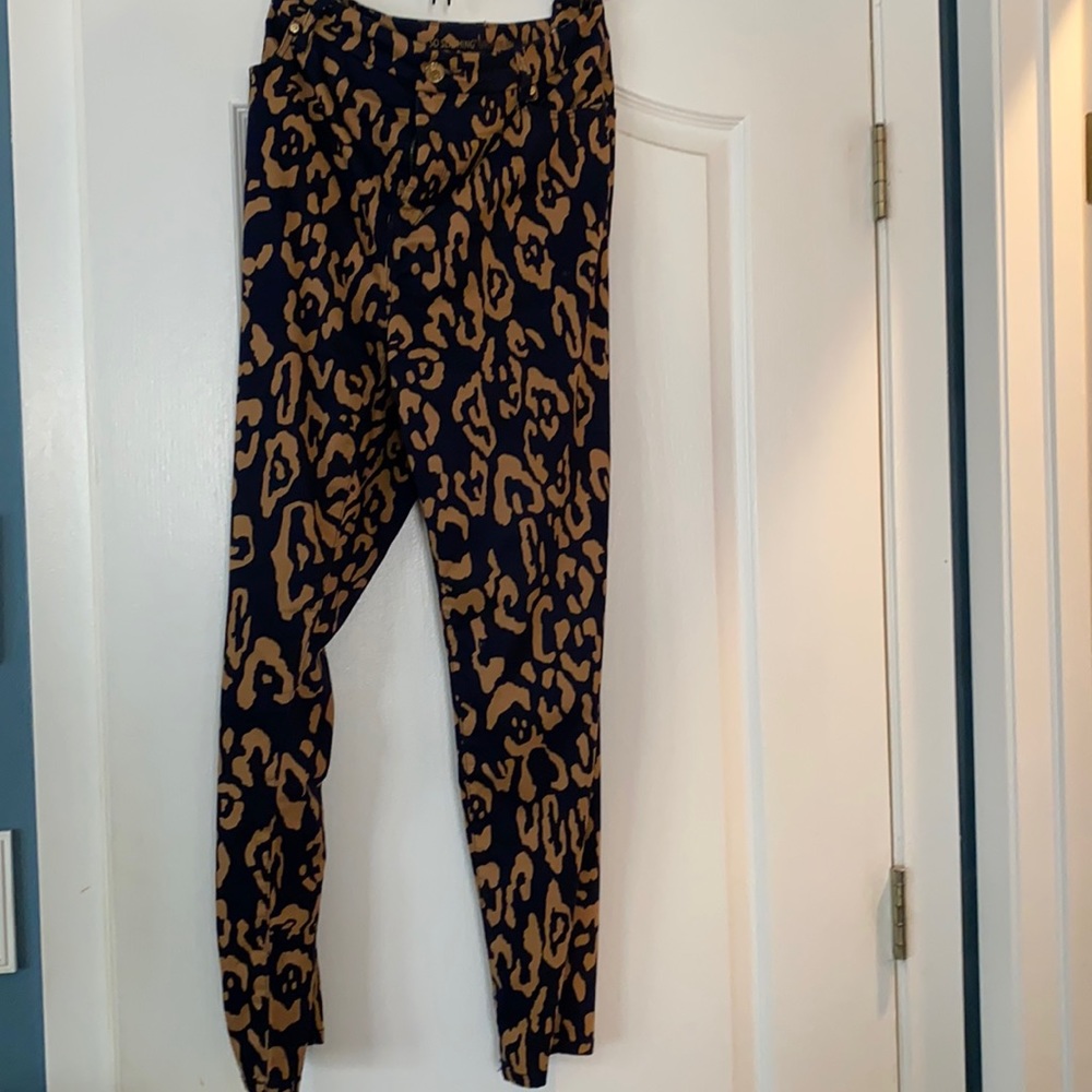 Animal print So Slimming Girlfriend Ankle Jeana